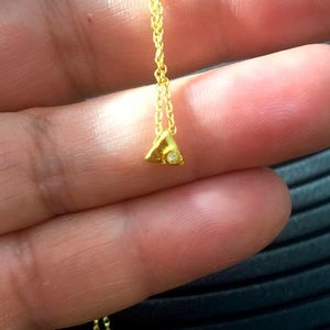 Gorjana 18 inch triangle necklace